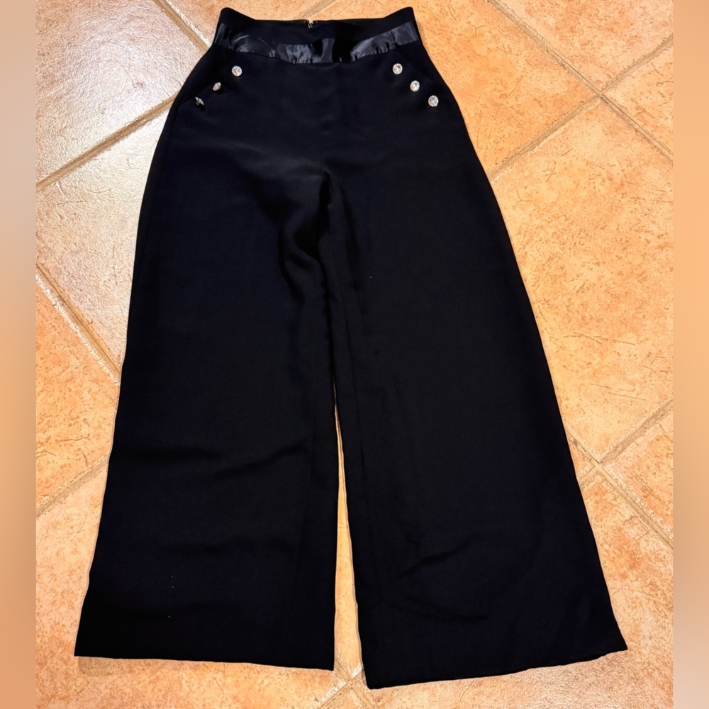 Adrianna Papell Black Gemstone Evening Essentials dress pants - Picture 2 of 5